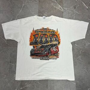 World 100 Graphic Tee Mens 2XL XXL Dirt Track Sprint Car Racing Short Sleeve
